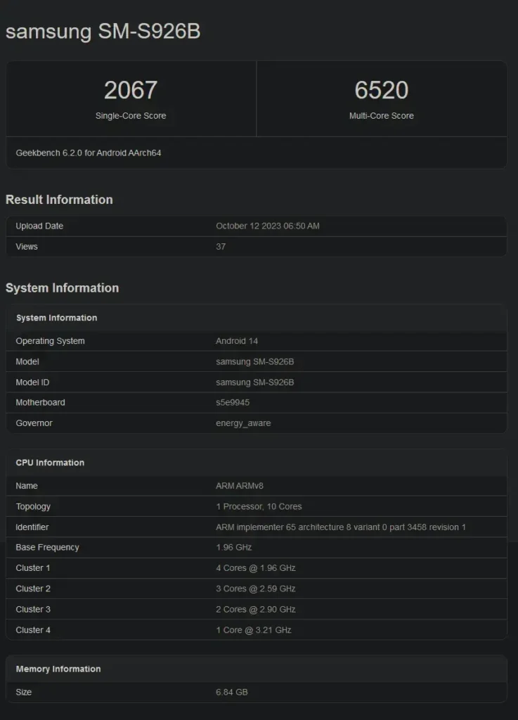 Samsung's Exynos 2400: A Competent Challenger to Snapdragon 8 Gen 3 in Initial Geekbench Performance