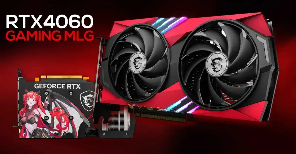 MSI Introduces GeForce RTX 4060 Gaming MLG Edition in Distinctive Red Hue