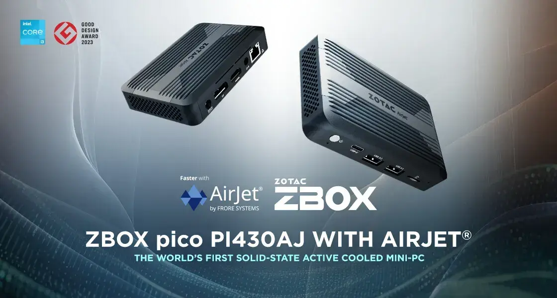 Zotac Unveils the Future with ZBOX PI430AJ: World's First Mini PC with Solid-State Active Cooling