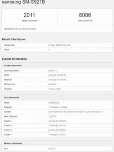 Samsung Galaxy S24 Global Edition: A Glimpse into Geekbench Scores and Principal Specifications Unveiled