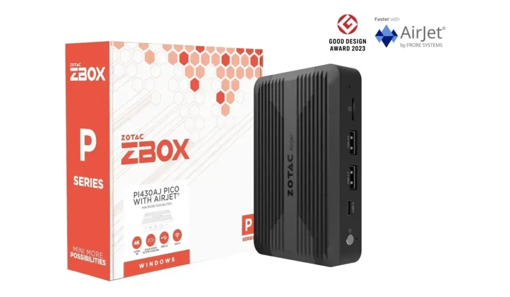 Zotac Unveils the Future with ZBOX PI430AJ: World's First Mini PC with Solid-State Active Cooling