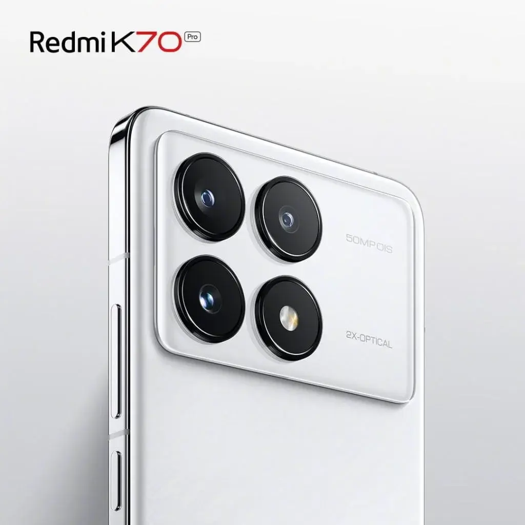 Camera specifications of Redmi K70, K70 Pro, and K70e leaked