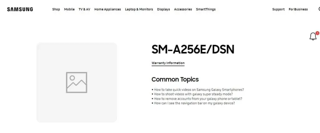 Potential Launch of Samsung Galaxy A25 5G in India as Support Page Appears on Official Website