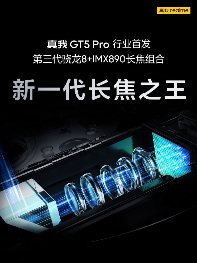 Enhanced Optical Zoom Confirmed for Realme GT 5 Pro Camera Specifications