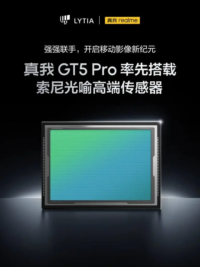 Confirmed: Realme GT 5 Pro to Include Sony Lytia Camera