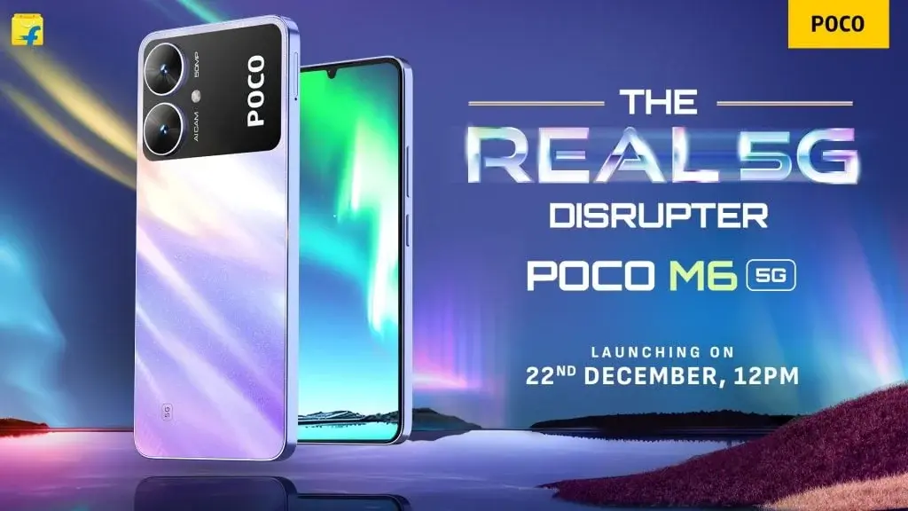 December 22 Marks the Launch Date of Poco M6 5G in India