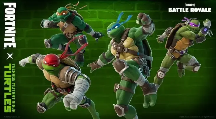 Winterfest 2023 Event: Fortnite Debuts Teenage Mutant Ninja Turtles Skins