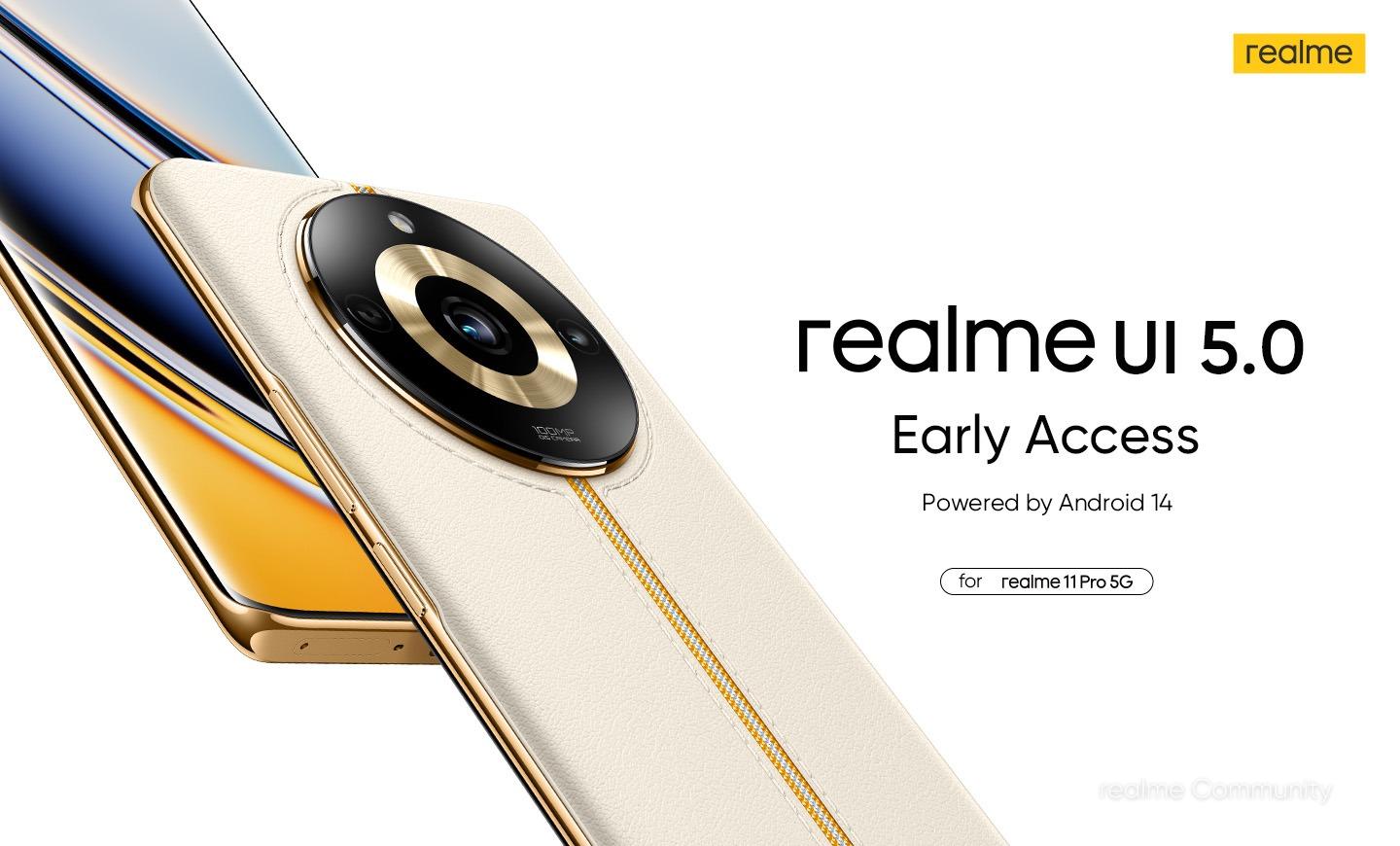 Early Access 2 update for Realme 11 Pro/Pro+ brings Android 14