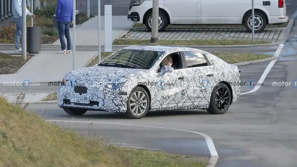 Testing of Mercedes-Benz's New Electric C-Class Captured in the Wild