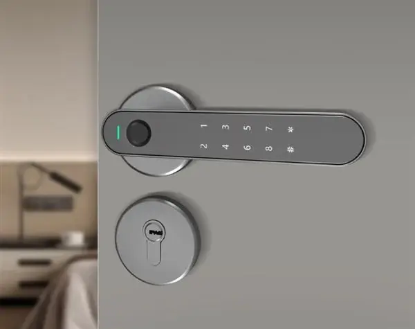 The Xiaomi Youpin platform features crowdfunding for the Arkfish Smart Room Door Lock S5, equipped with indoor fingerprint locks