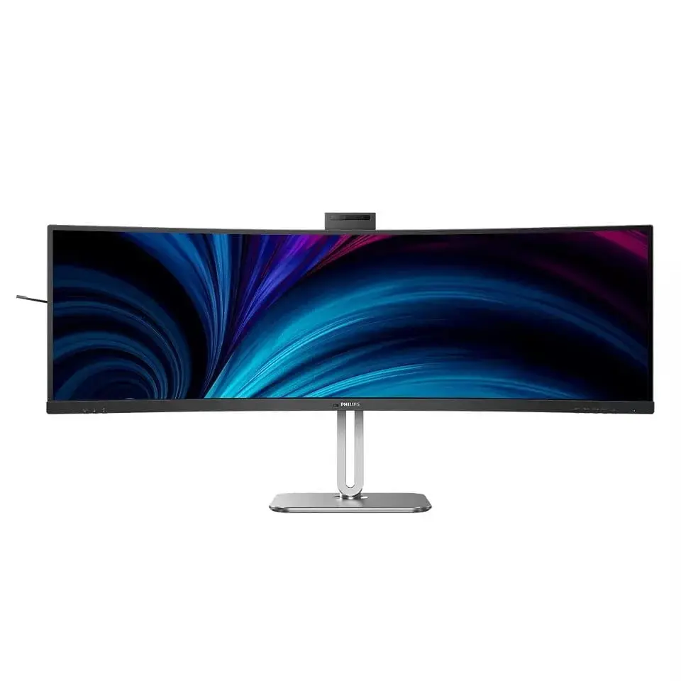 Introducing Philips 49B2U6900CH Monitor: A Curved Ultrawide 2K 75Hz Panel with a Convenient Pop-Up Webcam