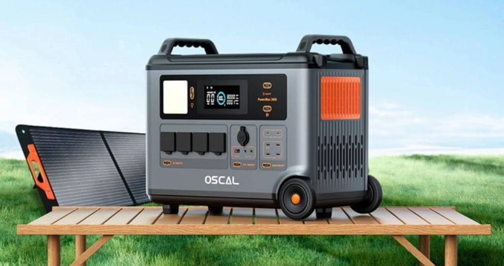 Introducing the Blackview OSCAL PowerMax 3600: The First-ever Rugged Power Station with Adjustable Capacity, from 3.6kWh to 57.6kWh.