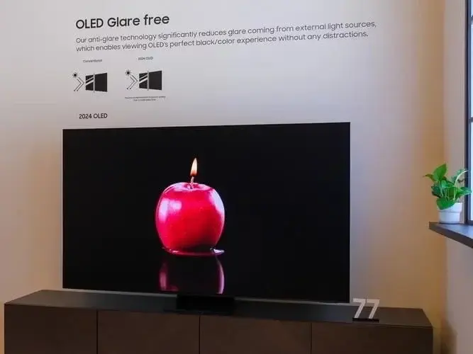 Introducing Samsung's Glare-Free S95D: The Brightest OLED TV Unveiled at CES 2024