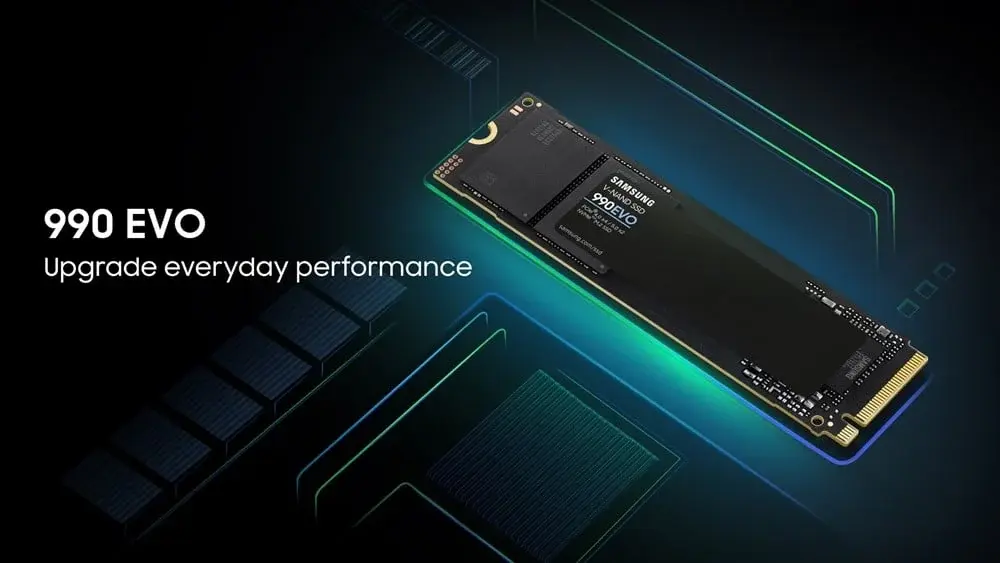 Improved performance and power efficiency: Samsung unveils the 990 EVO SSD