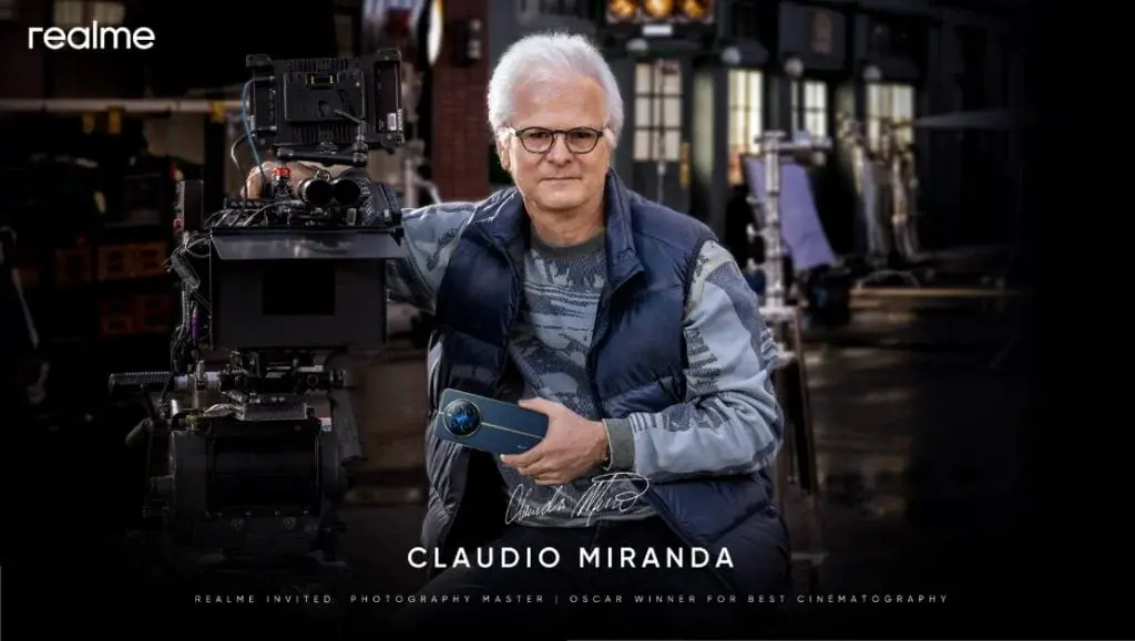 Cinematographer Claudio Miranda collaborates with Realme for 12 Pro series