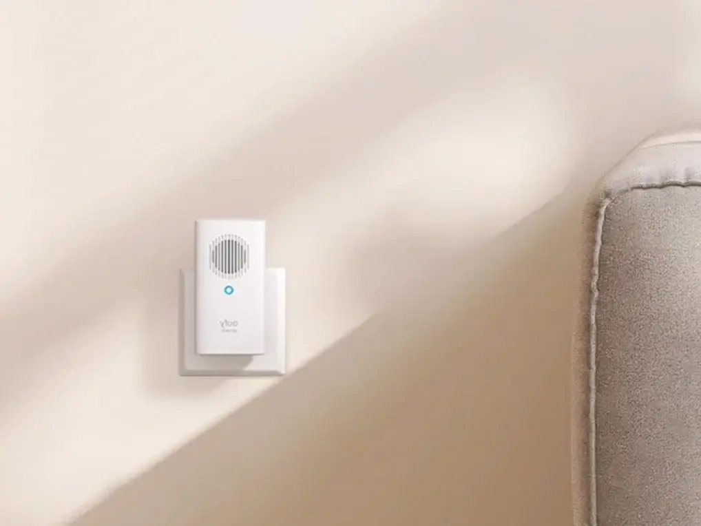 Get notified of motion detection with the Eufy Security Video Doorbell Add-On Chime, no app required.