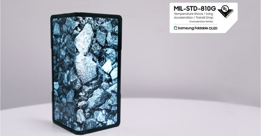 Samsung Foldable Display Receives Military-Grade Durability Certification
