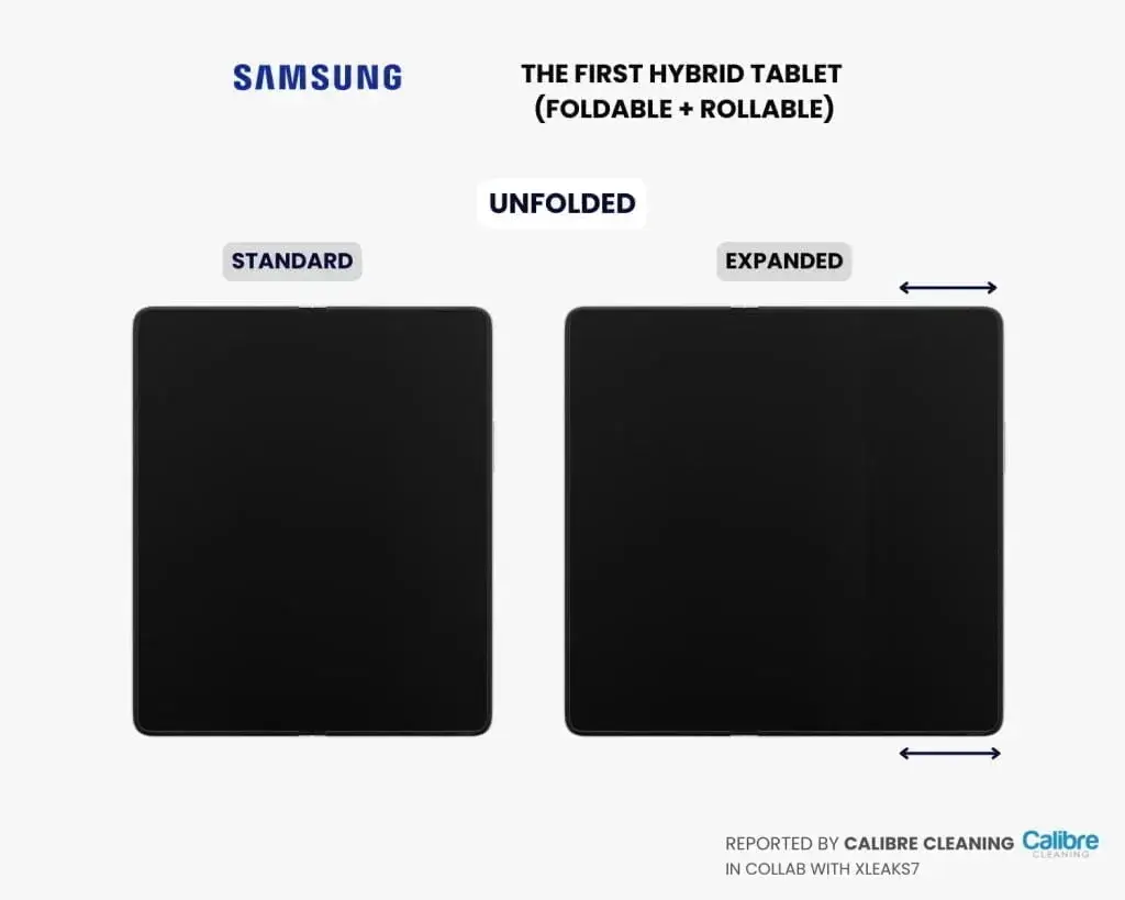 Samsung's Latest Rollable Device Spotted Going from Fold to Roll