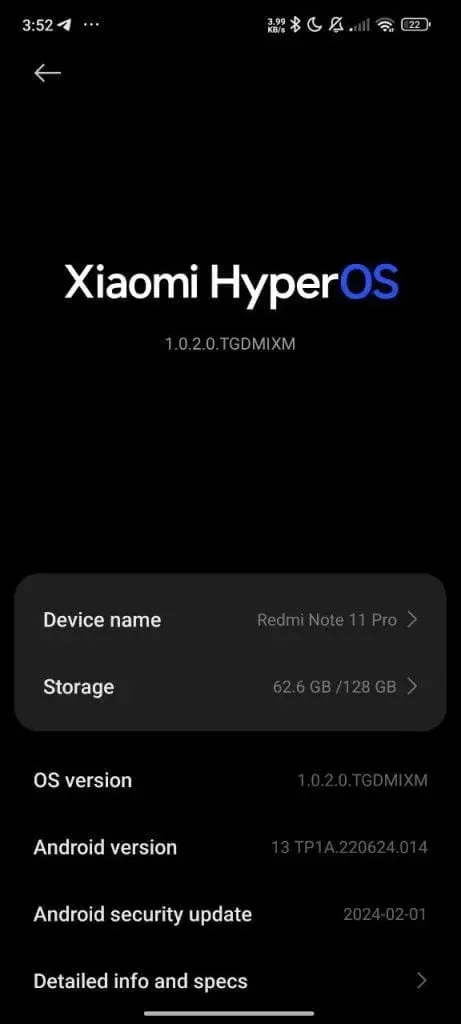 Redmi Note 11 Pro Receives Xiaomi HyperOS Update: Latest News