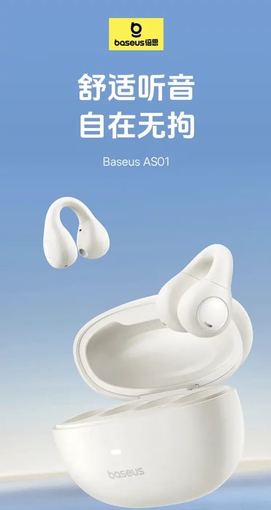 Baseus AirGo AS01 TWS Released as More Affordable Option to Huawei FreeClip