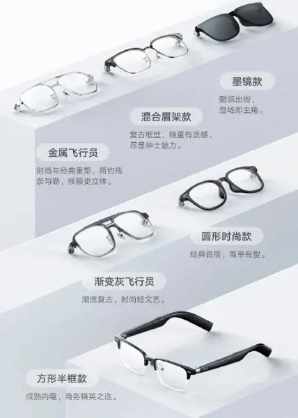 Xiaomi Launches Mijia Smart Audio Glasses with Air Conduction Tech at $63