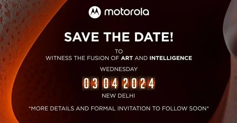 Motorola Teaser Suggests April Launch for Moto Edge 50 Pro in India