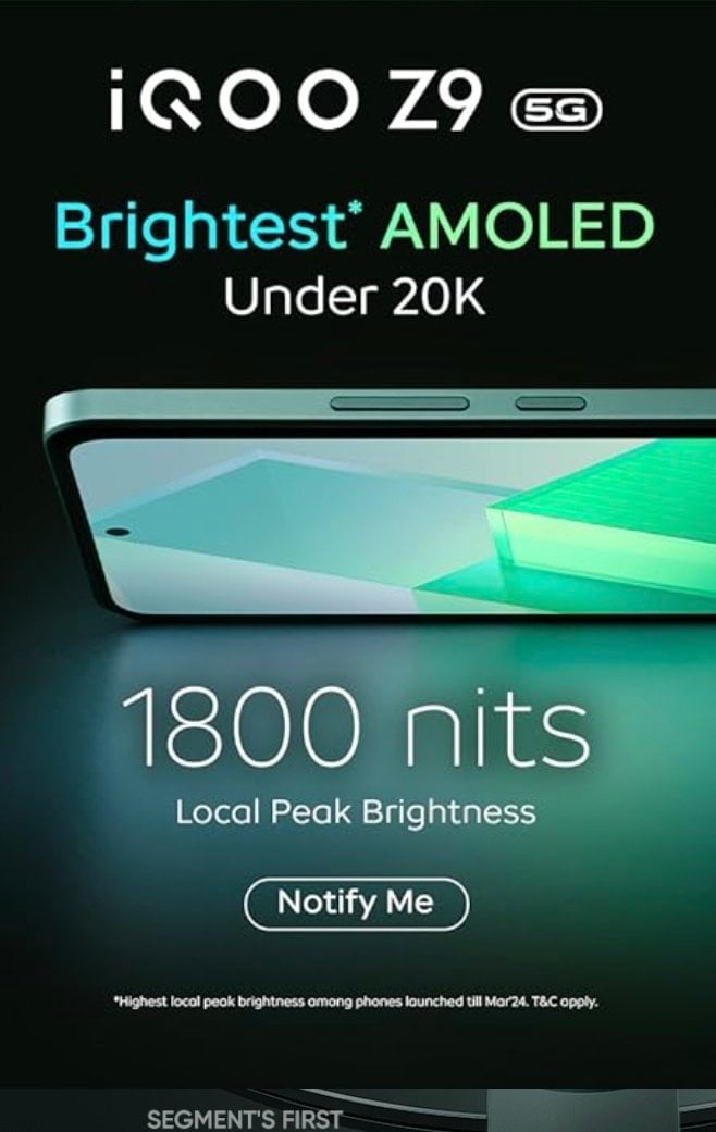 iQOO Z9 5G: Price Under Rs 20,000, Battery Size Revealed