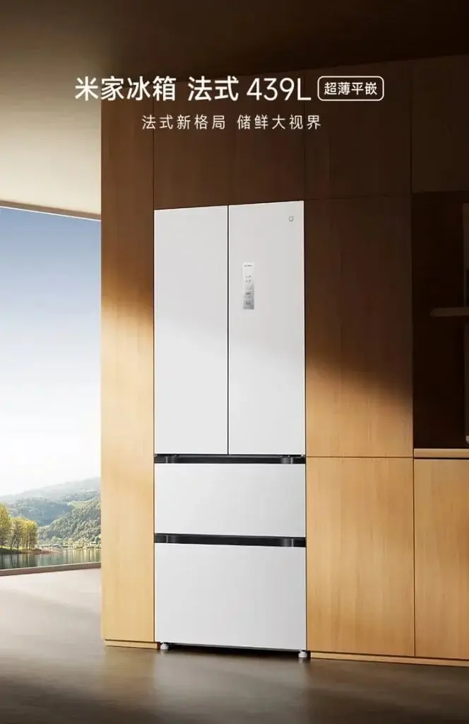 Xiaomi Reveals Stylish French Door Fridge with Smart Features