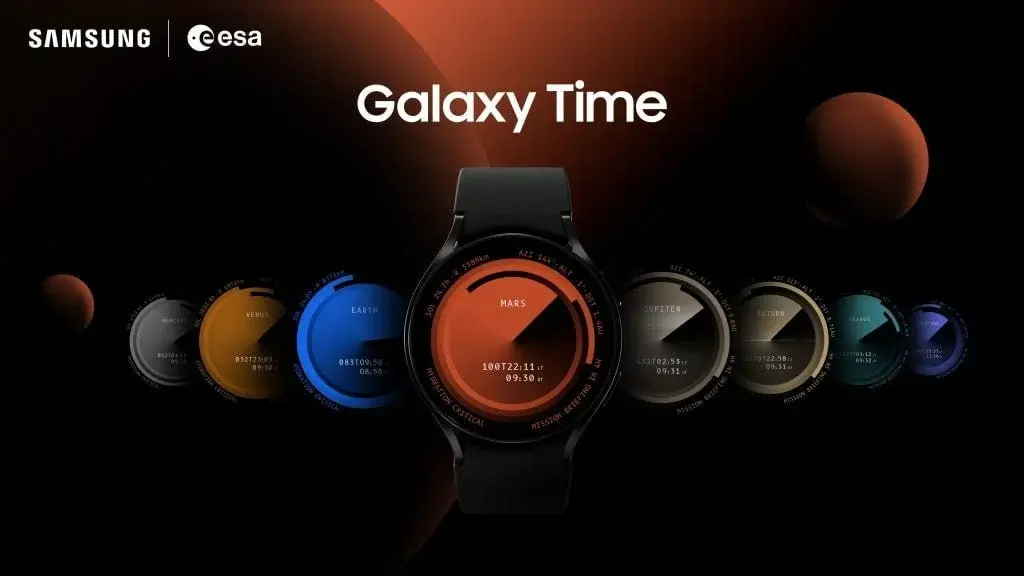 Samsung Galaxy Watch Shows Time of All Planets in Solar System