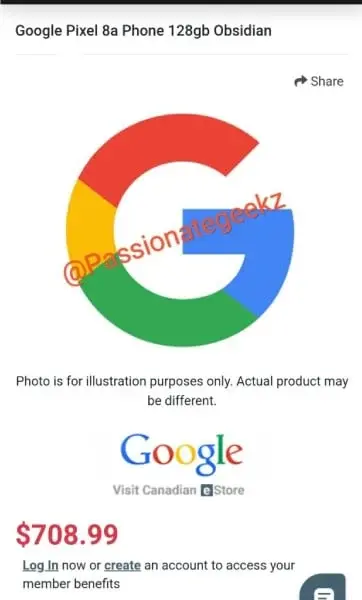 Google Pixel 8a Price Leaked, Exceeds Pixel 7a Cost