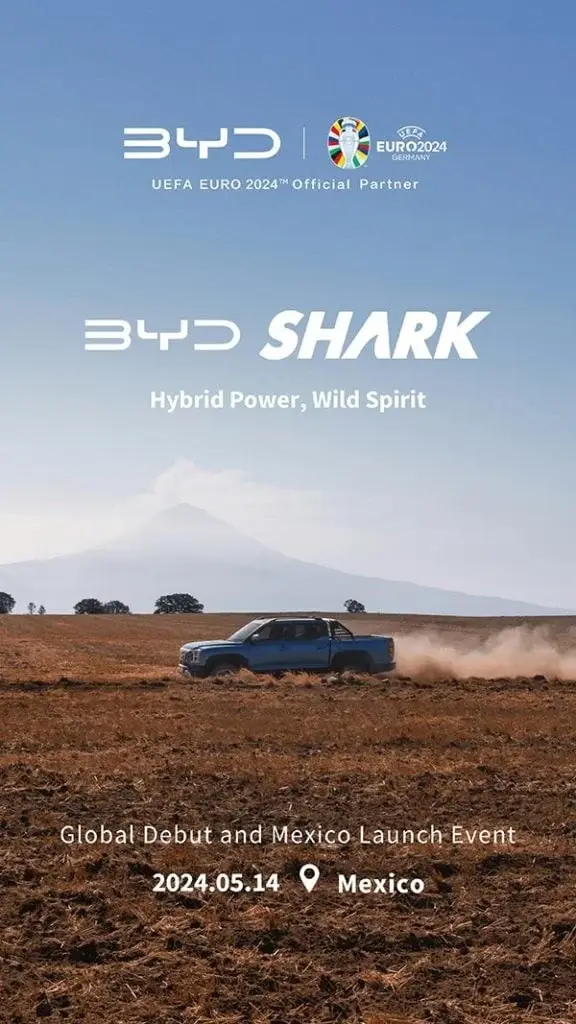 BYD Shark Electric Pickup Truck to Premiere in Mexico on May 14