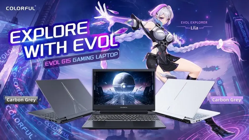 COLORFUL EVOL G15 Gaming Laptop: 2K 165Hz, RTX 4060