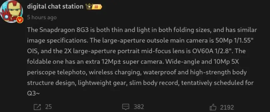 Xiaomi Mix Fold 4 & Mix Flip Launch Timeframe & Camera Specs