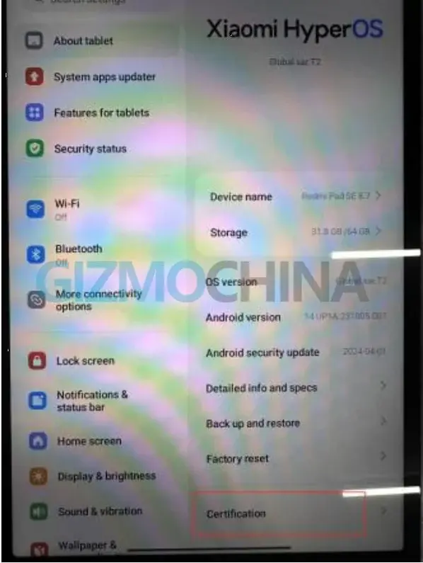 Redmi Pad SE 8.7 4G Real Image Leaked: Exclusive First Look