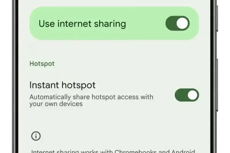 Android 15 Instant Hotspot Not Compatible with Samsung Devices