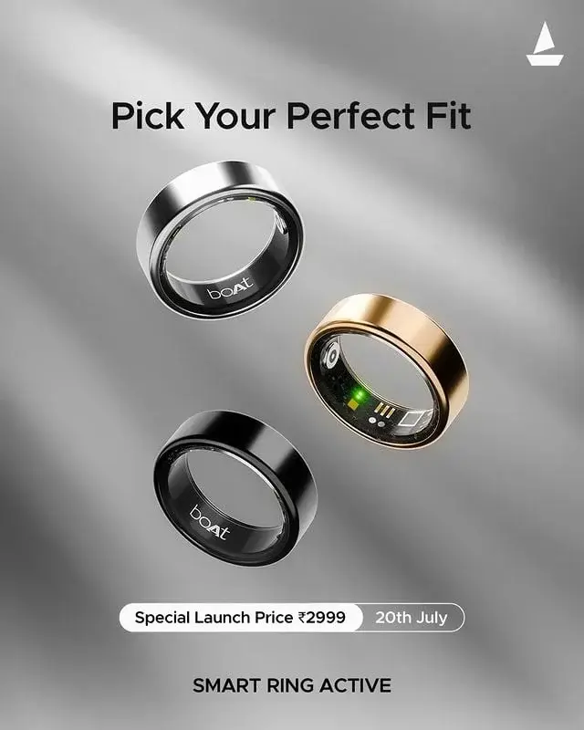 boAt Smart Ring Active India Launch on July 20: Price Announced