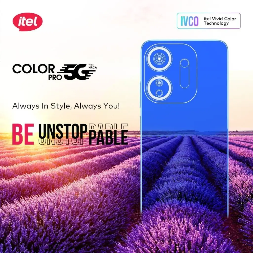 Itel Color Pro 5G Teased: Flagship with Color Changing Back