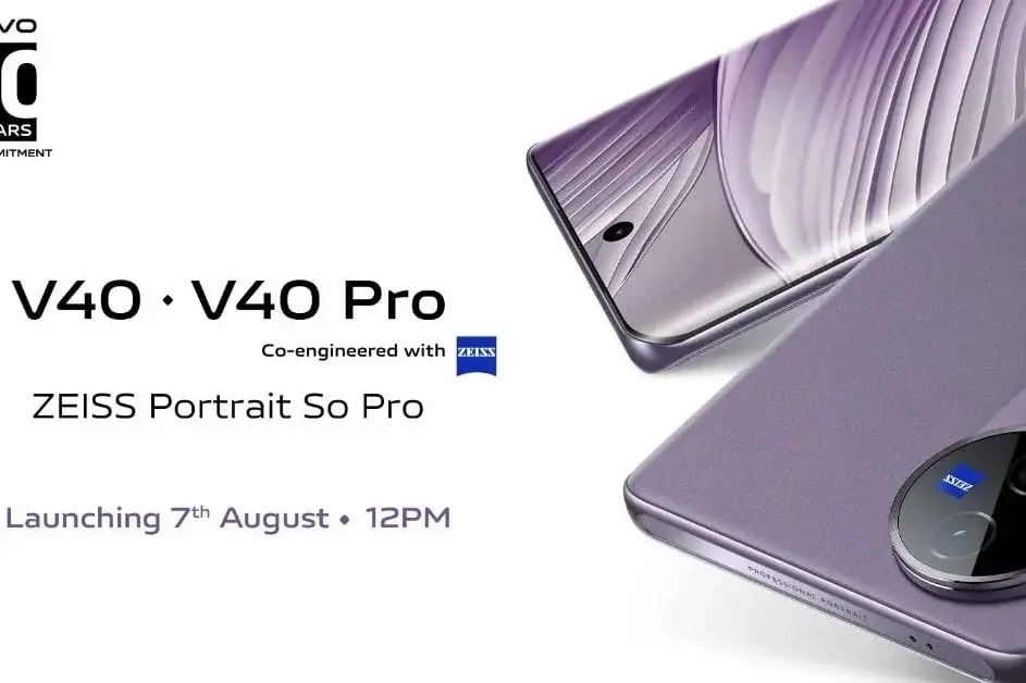 Vivo V40 Series with ZEISS Cameras Launching in India on Aug 7