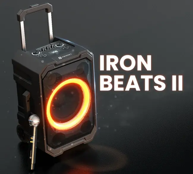 Portronics Iron Beats II Launches in India: Karaoke Speakers