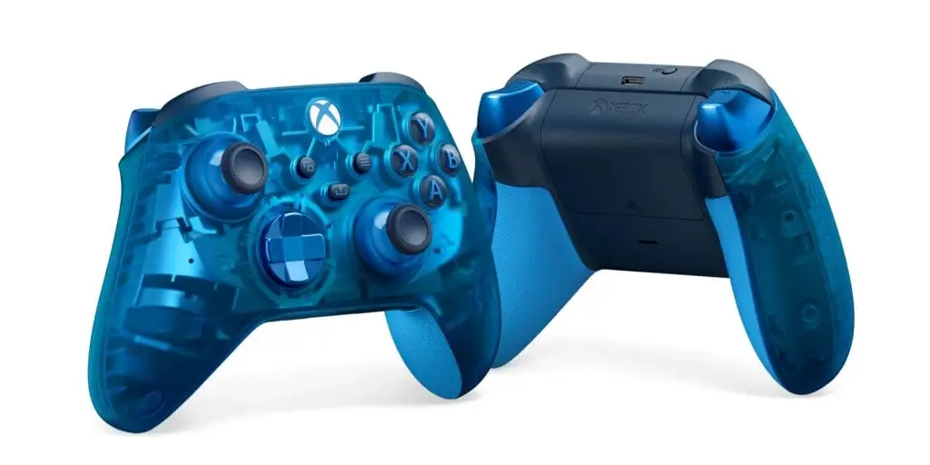 Xbox Sky Cipher Special Edition Controller: Transparent Blue Design