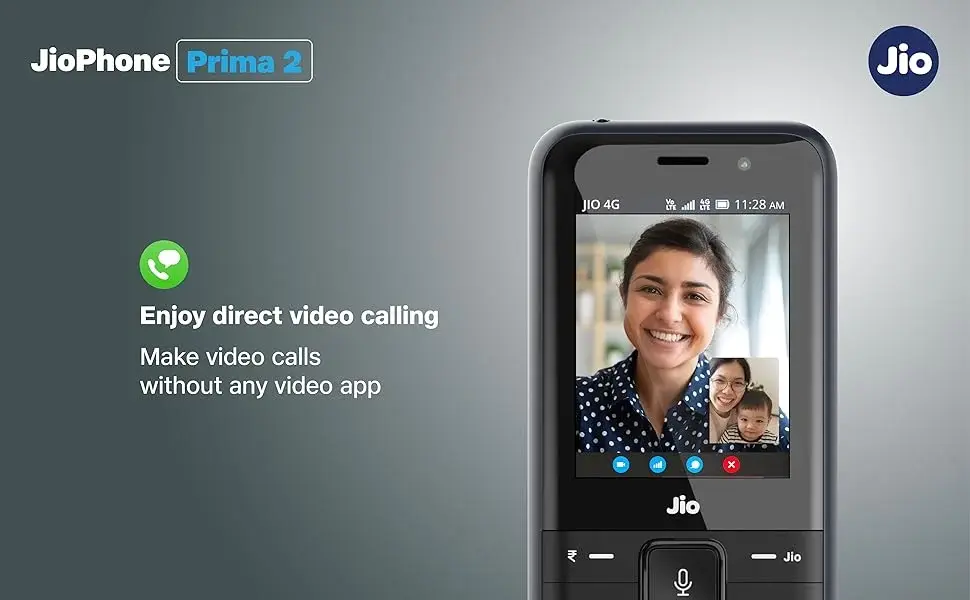 JioPhone Prima 2 Launched: 4G VoLTE, UPI, 2000mAh Battery