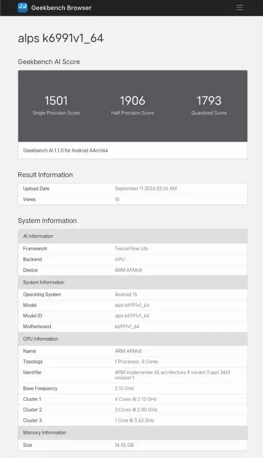 MediaTek Dimensity 9400: Benchmark Shows Slower CPU Than 8 Gen 4