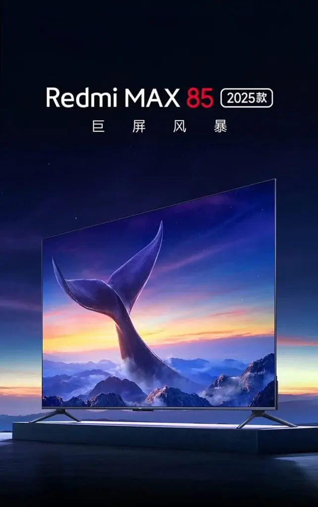 Xiaomi Unveils Redmi Max 85" 4K 120Hz TV with HyerOS 2025