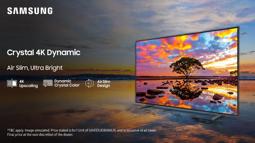 Samsung Unveils 2024 Crystal 4K TV Starting at Rs 41,990