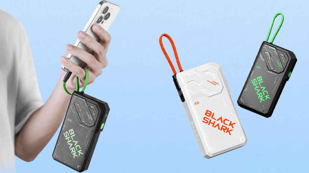 Black Shark Unveils High-Capacity Power Bank with Cable & Display