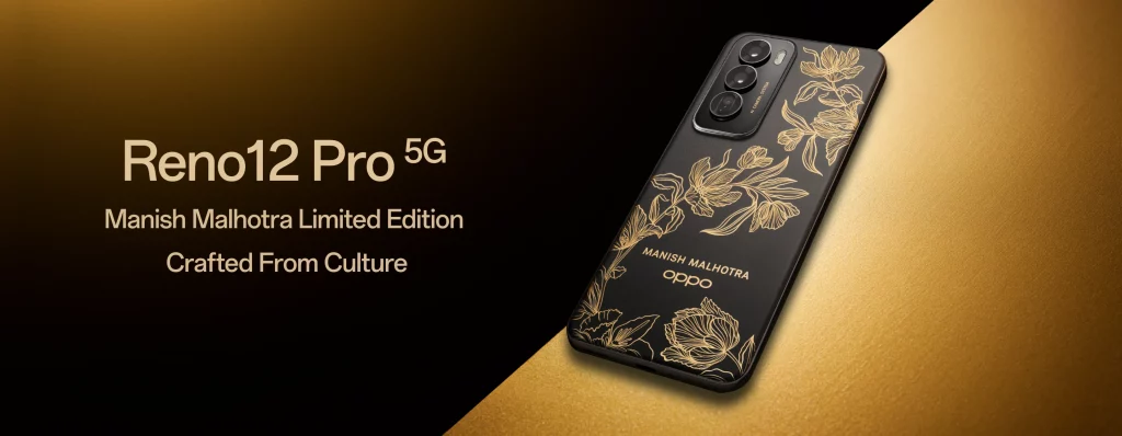 Oppo Launches Elegant Reno 12 Pro Manish Malhotra Edition