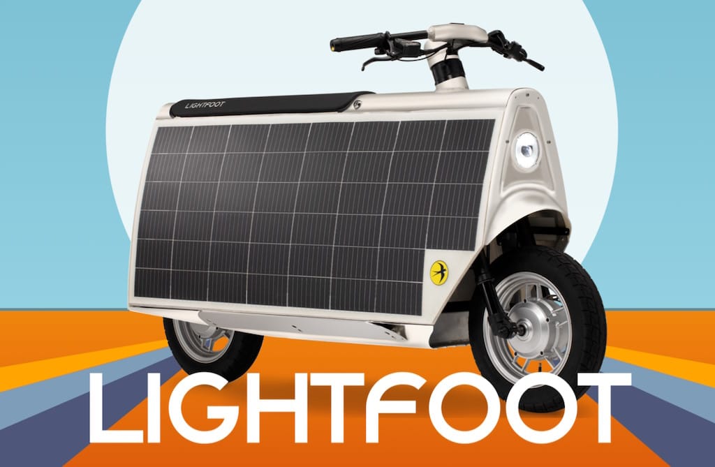 Otherlab Launches Lightfoot Solar-Powered Electric Scooter