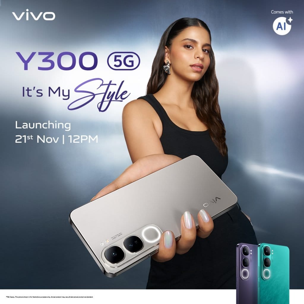 Vivo Y300 5G Launch in India on November 21, Rebranded V40 Lite