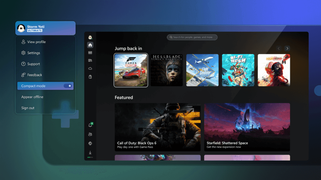 Xbox App Receives UI Overhaul for Windows Gaming Handhelds