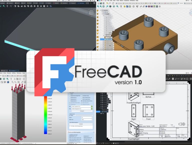 FreeCAD 1.0 Release: Major Usability Improvements in Free 3D Software